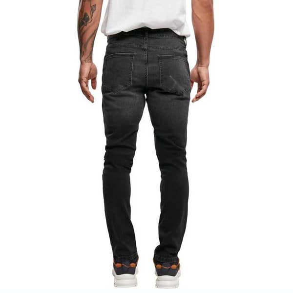 Urban Classics Heavy Destroyed Jeans Sort 40 / 32 Mand