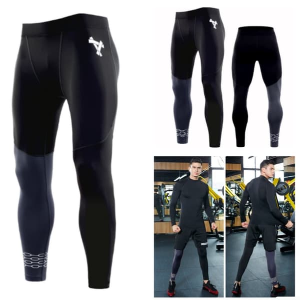 INF Herr Sport Fitness Löparbaslagerbyxor
