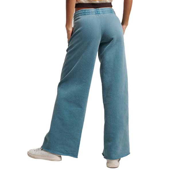 Superdry Vintage Wash Straight Joggers Blå S Kvinde