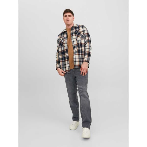 Jack & Jones Mike Original Sq 270 Plus Size Jeans Grå 40 / 34 Mand