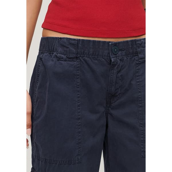 Superdry Embroidered Cargo Cargobyxor Grå 30 Kvinna