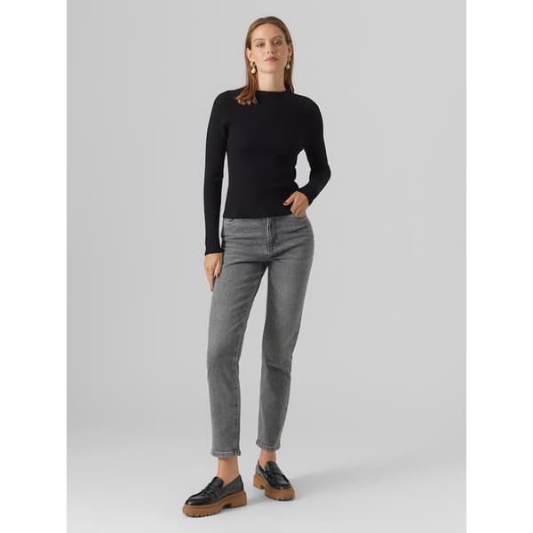 Vero Moda Linda Mom Gu214 Högmidjadeans Grå 29 / 32 Kvinna