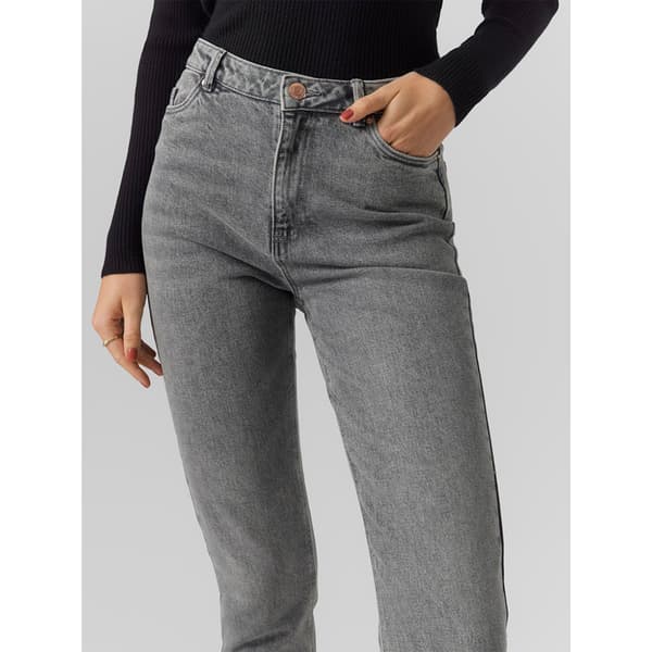 Vero Moda Linda Mom Gu214 Högmidjadeans Grå 29 / 32 Kvinna