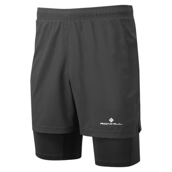 Ronhill Core Twin Shorts Svart L Man
