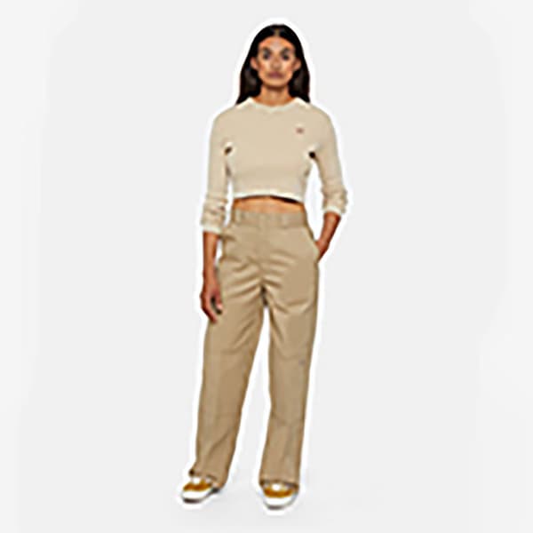 Dickies Double Knee Recycled Housut Beige 30 / 32 Nainen