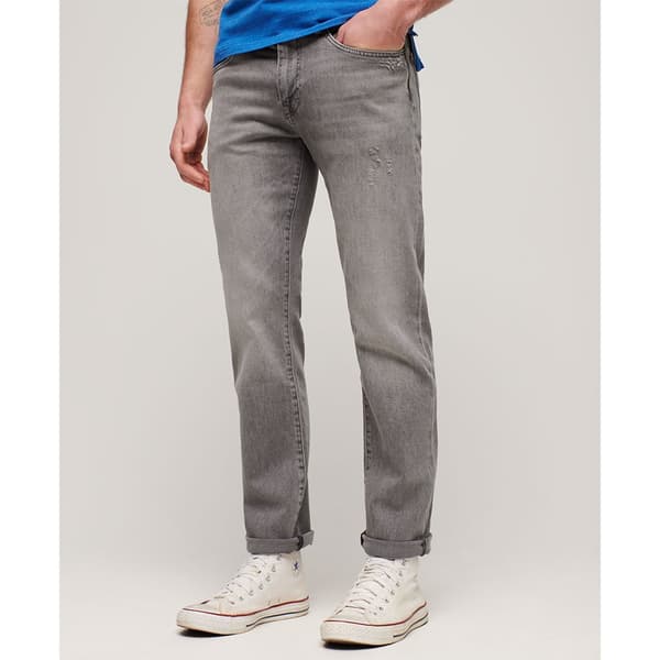 Superdry Vintage Slim Straight Jeans Grå 36 / 32 Man