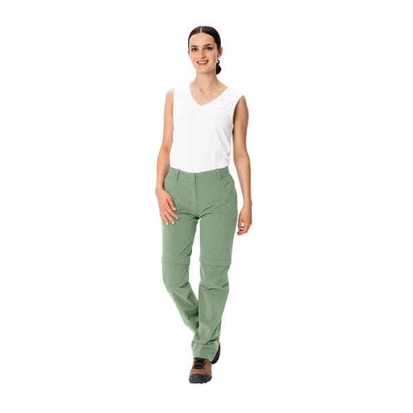 Vaude Farley Stretch Zip Off Ii Byxor Grönt 48 / Short Kvinna