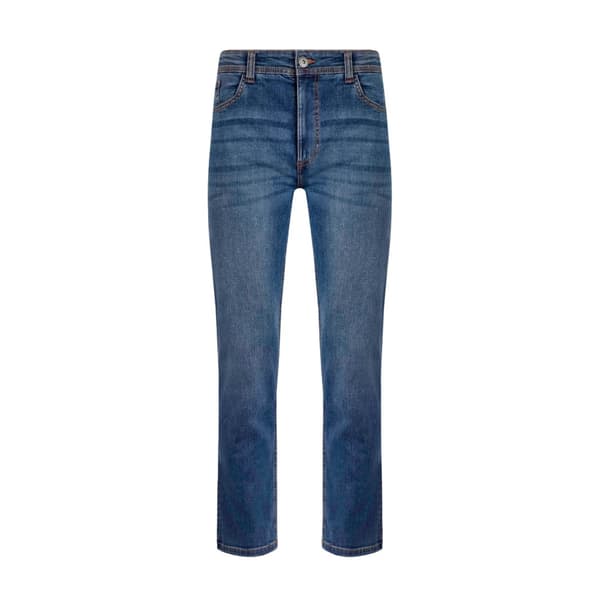 Weird Fish Mens Edward Denim Stretch Straight Jeans