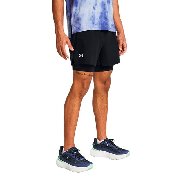 Under Armour Launch 5in 2-in-1 Shortsit Sininen 2XL Mies