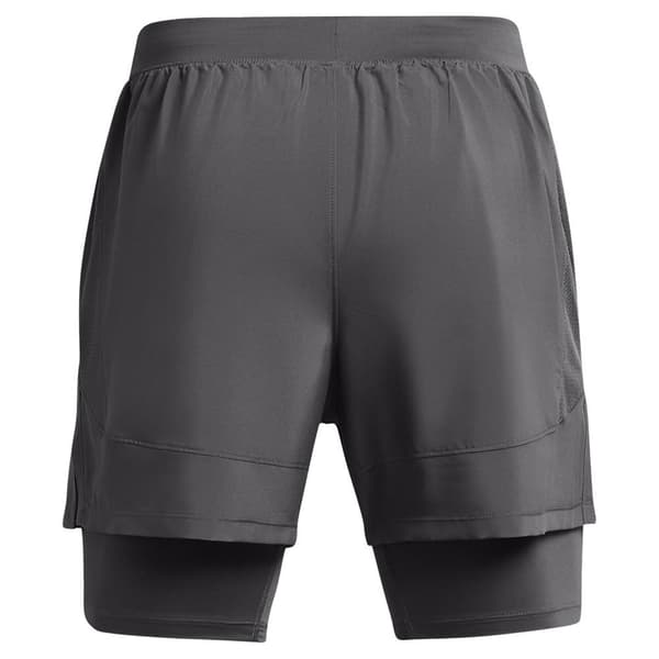 Under Armour Launch 5in 2-in-1 Shorts Grå XL Man