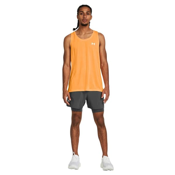 Under Armour Launch 5in 2-in-1 Shorts Grå XL Man