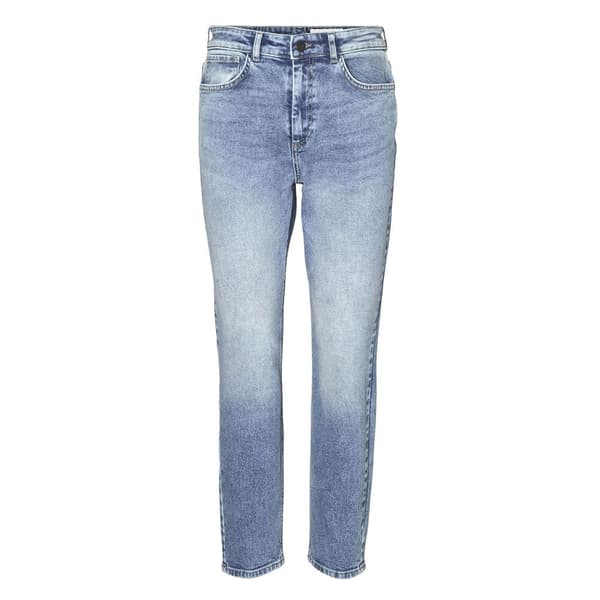 Noisy May Moni Ankle Az236lb Højtaljede Jeans Blå 29 / 30 Kvinde