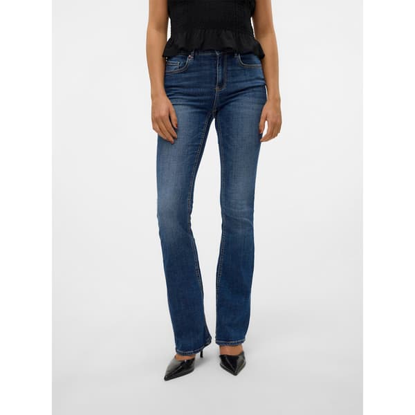 Vero Moda Flash Flared Li3110 Jeans Blå S / 30 Kvinde