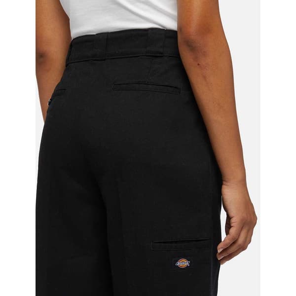 Dickies Pleated Multi Pocket Work Housut Musta 26 / Regular Nainen