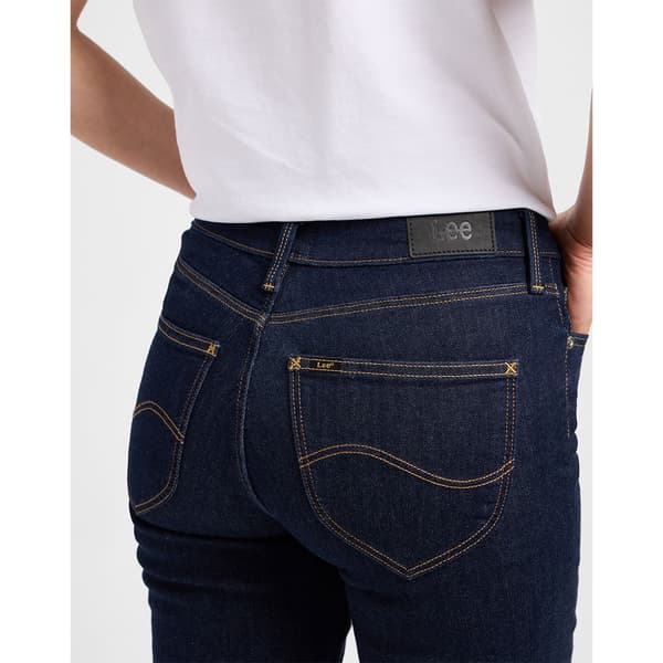 Lee Marion Straight Farkut Sininen 32 / 35 Nainen
