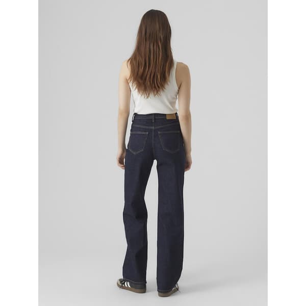 Vero Moda Tessa Wide Ra369 Korkeavyötäröiset Farkut Sininen 25 / 30 Nainen