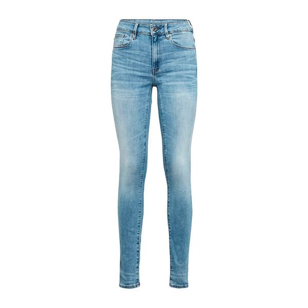 G-star 3301 High Waist Skinny Jeans Blå 28 / 34 Kvinna