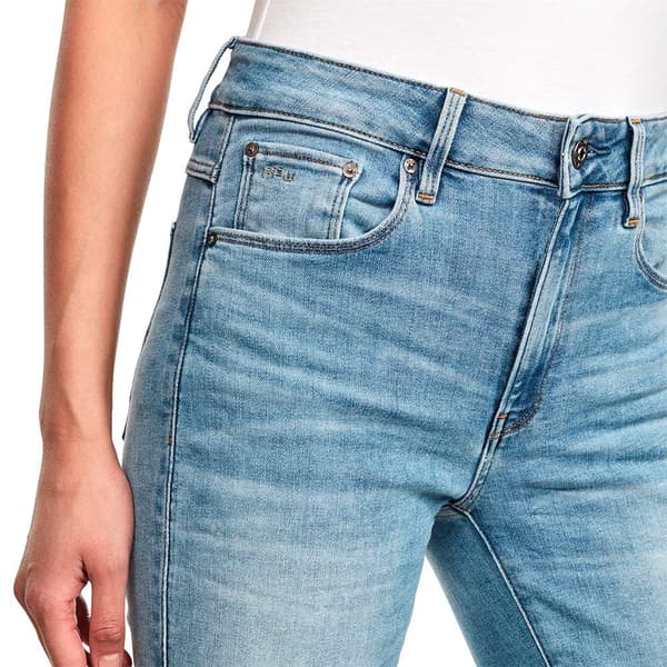 G-star 3301 High Waist Skinny Jeans Blå 28 / 34 Kvinna