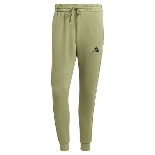 Adidas Essentials Fleece 3 Stripes Tapered Cuff Joggers Grönt XL / Regular Man