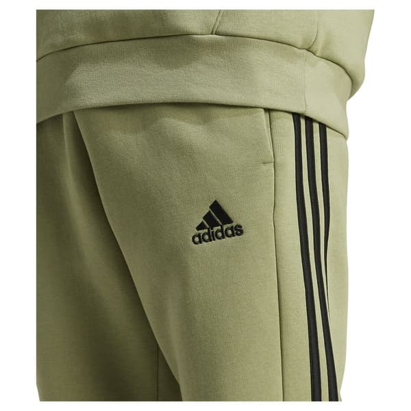 Adidas Essentials Fleece 3 Stripes Tapered Cuff Joggers Grönt XL / Regular Man