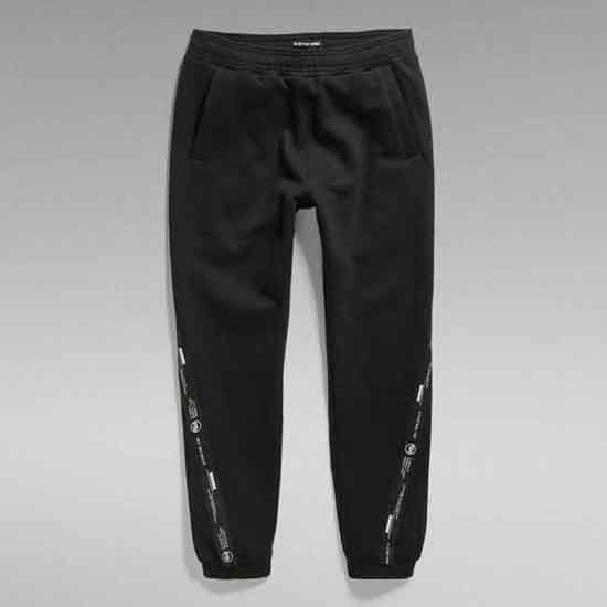 G-star Logo Tape Housut Musta XS Mies