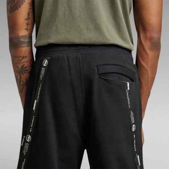 G-star Logo Tape Housut Musta XS Mies