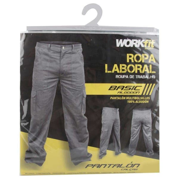Workfit Basic Arbetsbyxor Grå L