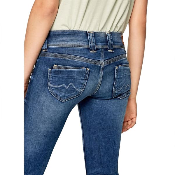 Pepe Jeans Venus Jeans Blå 28 / 32 Kvinna