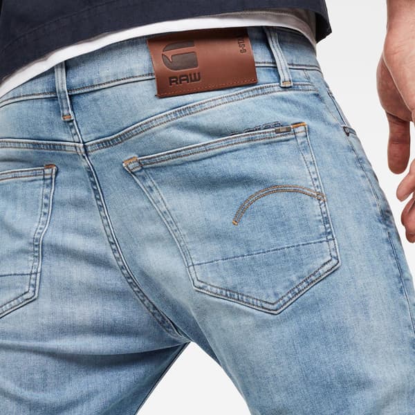G-star 3301 Slim Jeans Blå 36 / 36 Man