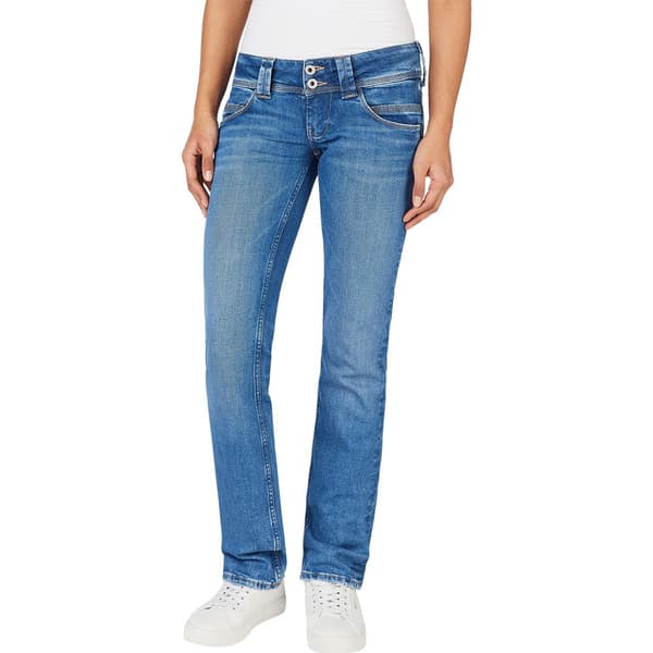Pepe Jeans Slim Fit Lågmidjade Jeans Blå 30 / 30 Kvinna