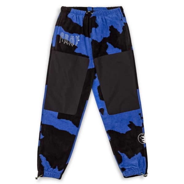 Grimey Back At You All Over Print Polar Sportsbukser Blå M Mand