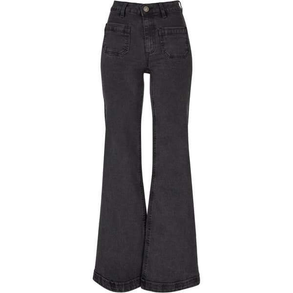 Urban Classics Dam/Ladies Denim Vintage Utsvängda Jeans