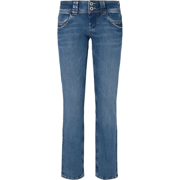 Pepe Jeans Slim Fit Matala Vyötäröiset Farkut Sininen 31 / 30 Nainen