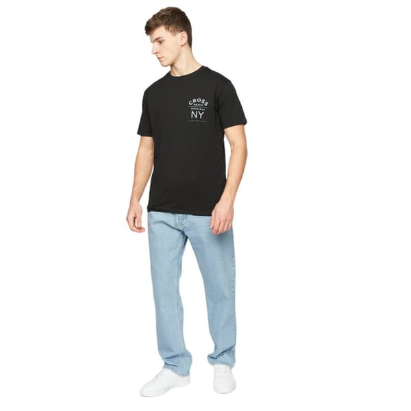 Crosshatch Mens Tillman Stone Wash Baggy Jeans