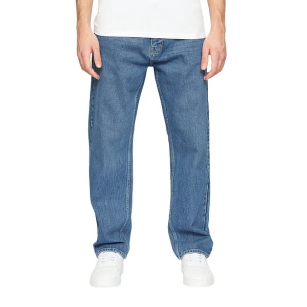 Crosshatch Mens Tillman Stone Wash Baggy Jeans