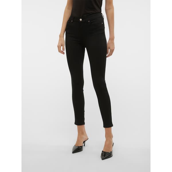 Vero Moda Flash Skinny Li140 Jeans Svart XL / 32 Kvinna