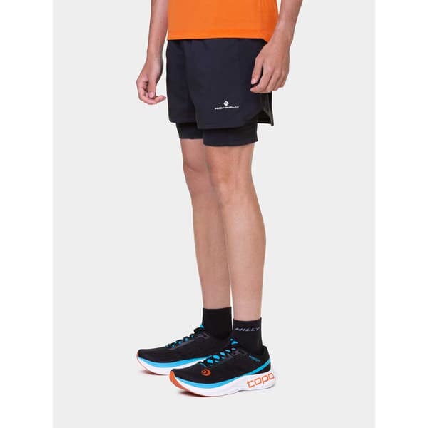 Ronhill Tech 5´´ Twin Shortsit Musta L Mies