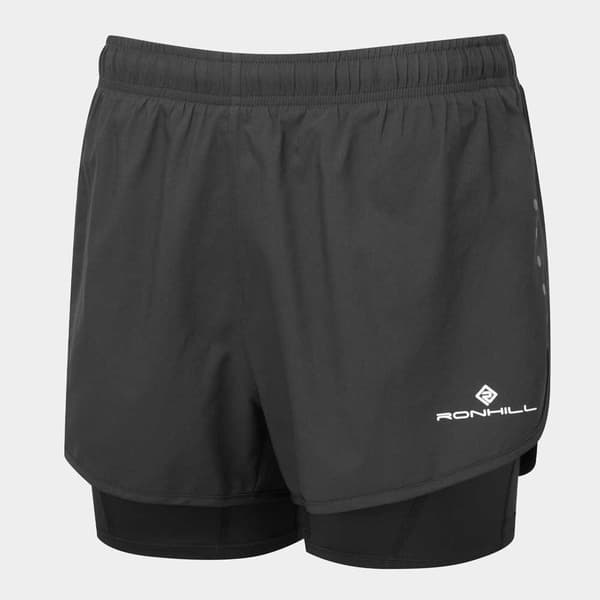 Ronhill Core Twin Shorts Svart 8 Kvinna