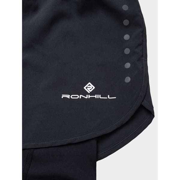 Ronhill Core Twin Shorts Svart 8 Kvinna