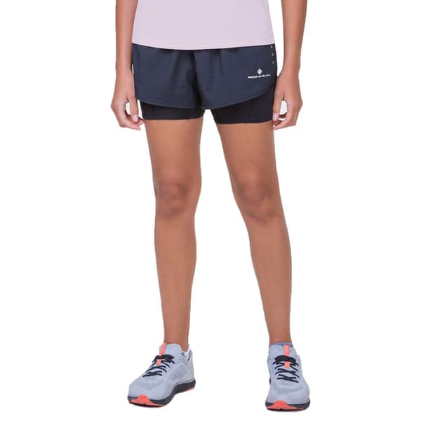 Ronhill Core Twin Shorts Svart 8 Kvinna