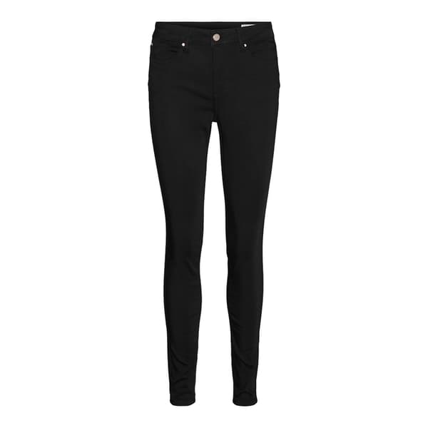 Vero Moda Flash Skinny Li140 Jeans Svart S / 30 Kvinna