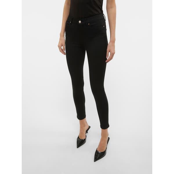 Vero Moda Flash Skinny Li140 Jeans Svart S / 30 Kvinna