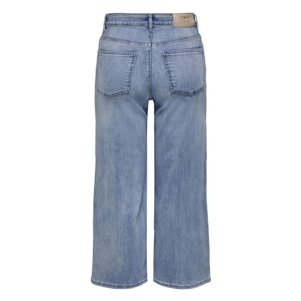 Only Madison Wide Crop Ankle Tai566 Korkeavyötäröiset Farkut Sininen 26 / 32 Nainen