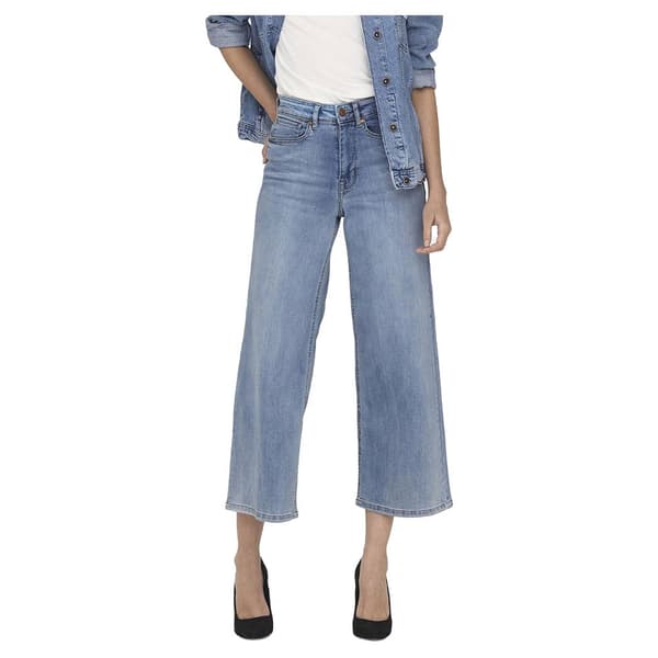 Only Madison Wide Crop Ankle Tai566 Korkeavyötäröiset Farkut Sininen 26 / 32 Nainen