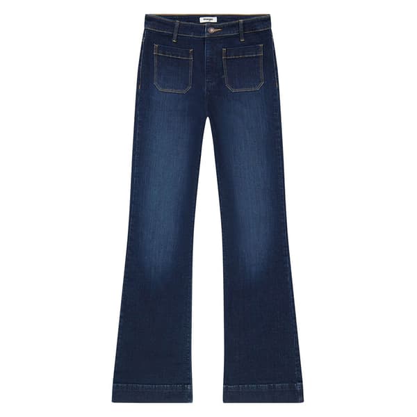 Wrangler 112351028 Flare Farkut Sininen 32 / 32 Nainen