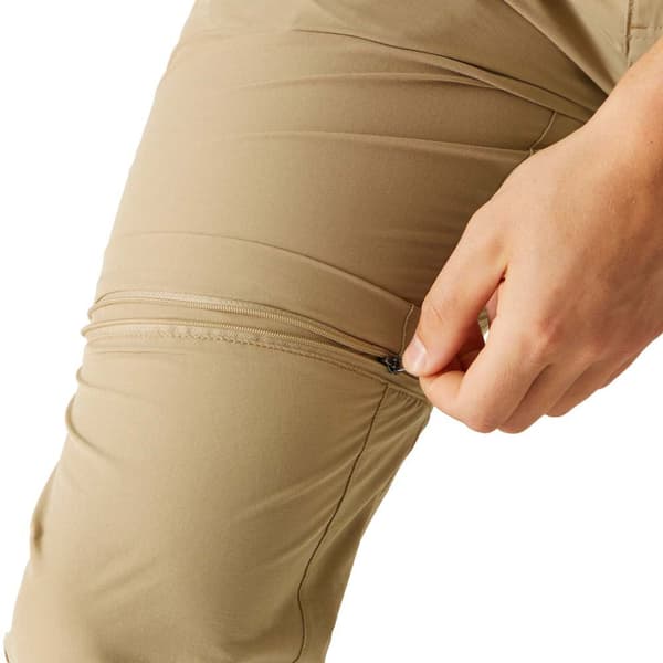 Regatta Highton Zip Off Housut Beige 40 / Regular Mies