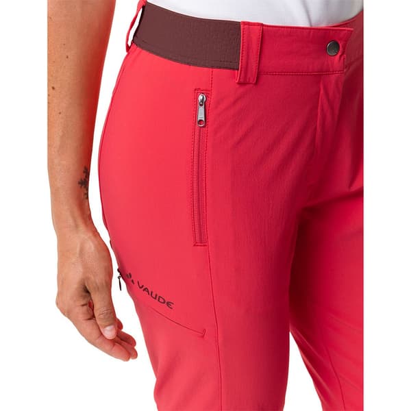 Vaude Farley Stretch Zo T-zip Ii Byxor Orange 48 / Short Kvinna