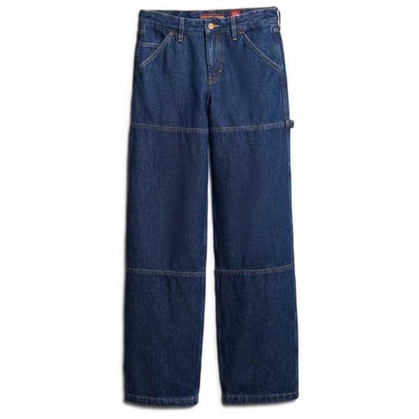 Superdry Mid Rise Carpenter Farkut Sininen 28 / 30 Nainen