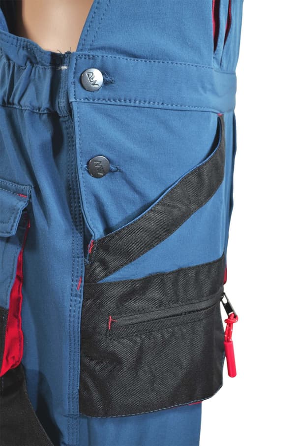 AWTOOLS WORK BIB-BYXA T2/ PETROL/ XXL