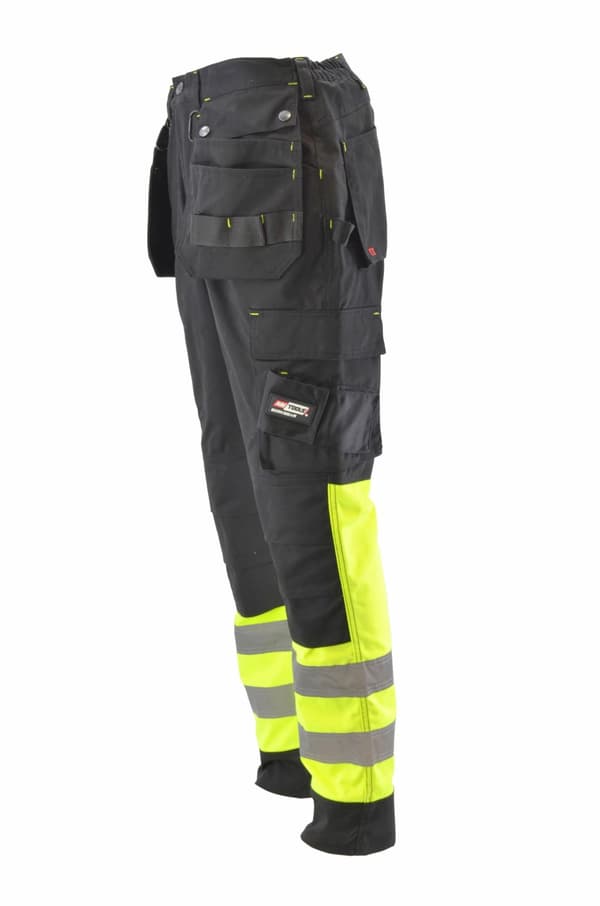 AWTOOLS TYÖHOUSUT ISOVITTUVAT TASKUT T3/ heijastava/ XL
